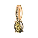 Amber Ring In Gold With Green Crystals The Raphael, Ring Size: 9.5 / 19.5, image , picture 8