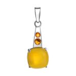 Stylish Multicolor Amber Earrings In Sterling Silver The Prussia, image , picture 5