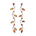Classic Amber Necklace In Sterling Silver The Verbena, image , picture 6