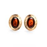 Amber Earrings In Gold-Plated Silver The Ellas, image 