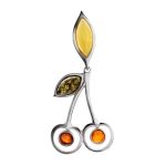 Multicolor Amber Cherry Earrings In Sterling Silver The Confiture, image , picture 7