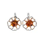 Bright Amber Ring In Sterling Silver The Daisy, Ring Size: Adjustable, image , picture 7