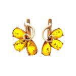 Cognac Amber Ring In Gold The Dandelion, Ring Size: 6 / 16.5, image , picture 6