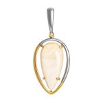Drop Gold-Plated Earrings With Natural Mammoth Tusk The Era, image , picture 5