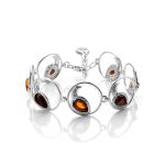 Cognac Amber Ring In Sterling Silver The Eagles, Ring Size: 10 / 20, image , picture 9