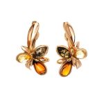 Multicolor Amber Ring In Gold-Plated Ring The Verbena, Ring Size: 13 / 22, image , picture 7