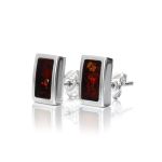 Amber Earrings In Sterling Silver The London, image 