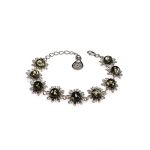 Green Amber Bracelet In Sterling Silver The Aster, image 