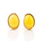 Golden Ring With Bold Butterscotch Amber Stone The Strauss, Ring Size: 7 / 17.5, image , picture 7