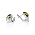 Cocktail Amber Ring In Sterling Silver The Bee, Ring Size: 9 / 19, image , picture 6