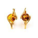 Bright Amber Ring In Gold-Plated Silver The Aldebaran, Ring Size: 11 / 20.5, image , picture 6