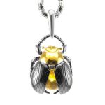 Lemon Amber Studs In Silver The Scarab, image , picture 5
