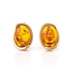 Gold-Plated Ring With Cognac Amber The Strauss, Ring Size: 5 / 15.5, image , picture 7