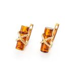 Stylish Amber Ring In Gold The Scandinavia, Ring Size: 8.5 / 18.5, image , picture 6