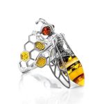 Multicolor Amber Bracelet In Sterling Silver The Bee, image , picture 5