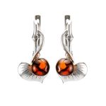 Sterling Silver Ring With Cognac Amber The Kalina, Ring Size: 12 / 21.5, image , picture 7