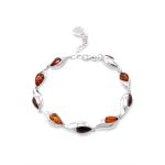 Cherry Amber Pendant In Sterling Silver The Peony, image , picture 6