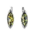 Sterling Silver Ring With Green Amber The Ballade, Ring Size: 11 / 20.5, image , picture 6