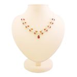 Amber Necklace In Sterling Silver The Lily Of The Valley, image 