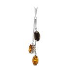 Multicolor Amber Ring In Sterling Silver The Casablanca, Ring Size: 8 / 18, image , picture 7