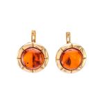 Gold-Plated Silver Ring With Cognac Amber The Zephyr, Ring Size: 13 / 22, image , picture 5