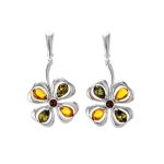 Adjustable Amber Ring In Sterling Silver The Shamrock, Ring Size: Adjustable, image , picture 7