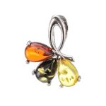 Multicolor Amber Ring In Sterling Silver the Dandelion, Ring Size: 5 / 15.5, image , picture 5