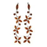 Refined Amber Dangles In Sterling Silver The Verbena, image 