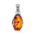 Cognac Amber Ring In Sterling Silver The Rendezvous, Ring Size: 10 / 20, image , picture 6