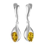 Lemon Amber Ring In Sterling Silver The Peony, Ring Size: 11 / 20.5, image , picture 4