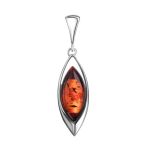 Wonderful Silver Necklace With Cognac Amber The Taurus, image , picture 7
