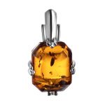 Sterling Silver Ring With Faceted Amber The Jazz, Ring Size: 5.5 / 16, image , picture 7
