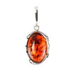 Drop Amber Earrings In Sterling Silver The Vivaldi, image , picture 3