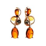 Multicolor Amber Ring In Gold The Symphony, Ring Size: 8.5 / 18.5, image , picture 5