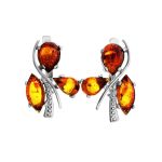 Sterling Silver Ring With Cognac Amber The Verbena, Ring Size: 8.5 / 18.5, image , picture 7