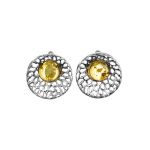 Bold Silver Ring With Lemon Amber The Venus, Ring Size: 11 / 20.5, image , picture 7