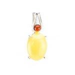 Adorable Honey Amber Earrings In Sterling Silver The Prussia, image , picture 6