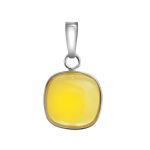 Honey Amber Pendant In Sterling Silver The Copenhagen, image 