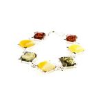 Geometric Silver Ring With Square Amber Stone The Athena, Ring Size: 11.5 / 21, image , picture 8