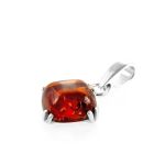Cognac Amber Ring In Sterling Silver The Byzantium, Ring Size: 9 / 19, image , picture 7