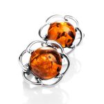 Charming Amber Ring In Sterling Silver The Daisy, Ring Size: 6.5 / 17, image , picture 5