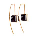 Adjustable Golden Ring With Square Cut Amber The Ovation, Ring Size: 9 / 19, image , picture 8