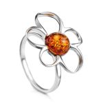 Amber Earrings In Sterling Silver The Daisy, image , picture 5