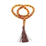 33 Amber Muslim Prayer Beads With Tassel, image 
