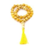 Butterscotch Amber Islamic Prayer Beads With Tassel, image 