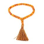 33 Multicolor Amber Islamic Prayer Beads With Tassel, image 