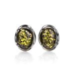Adorable Amber Earrings In Sterling Silver The Lyon, image 