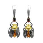 Egyptian Amber Pendant In Sterling Silver The Scarab, image , picture 8