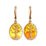 Traditional Amber Pendant in Gold-Plated Silver The Tree Of Life Amber, image , picture 5