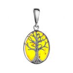 Symbolic Earrings Made With Amber and Sterling Silver The Tree Of Life, image , picture 6